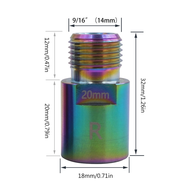 1 Cặp Bu Lông Nối Dài Bàn Đạp Xe Đạp Chất Lượng Cao