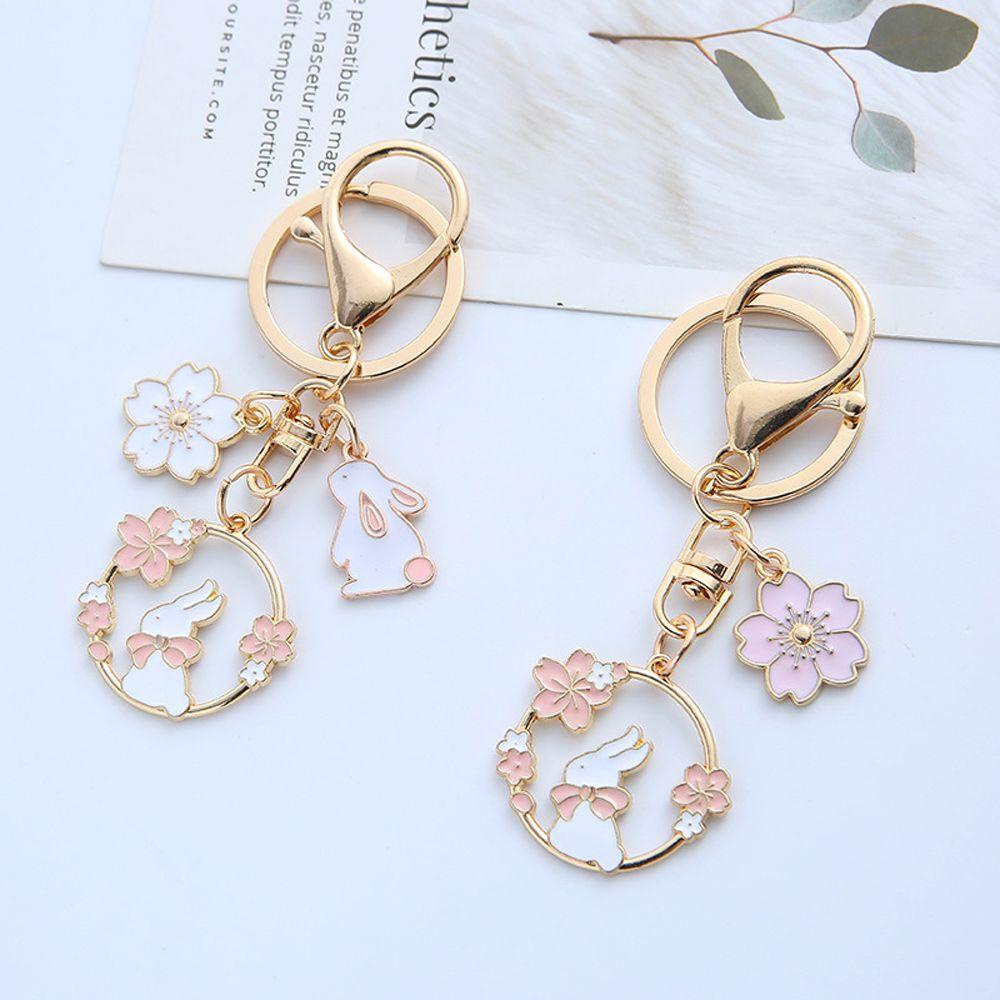 Móc Khóa Hình Hoa Anh Đào Hoạt Hình Xinh Xắn