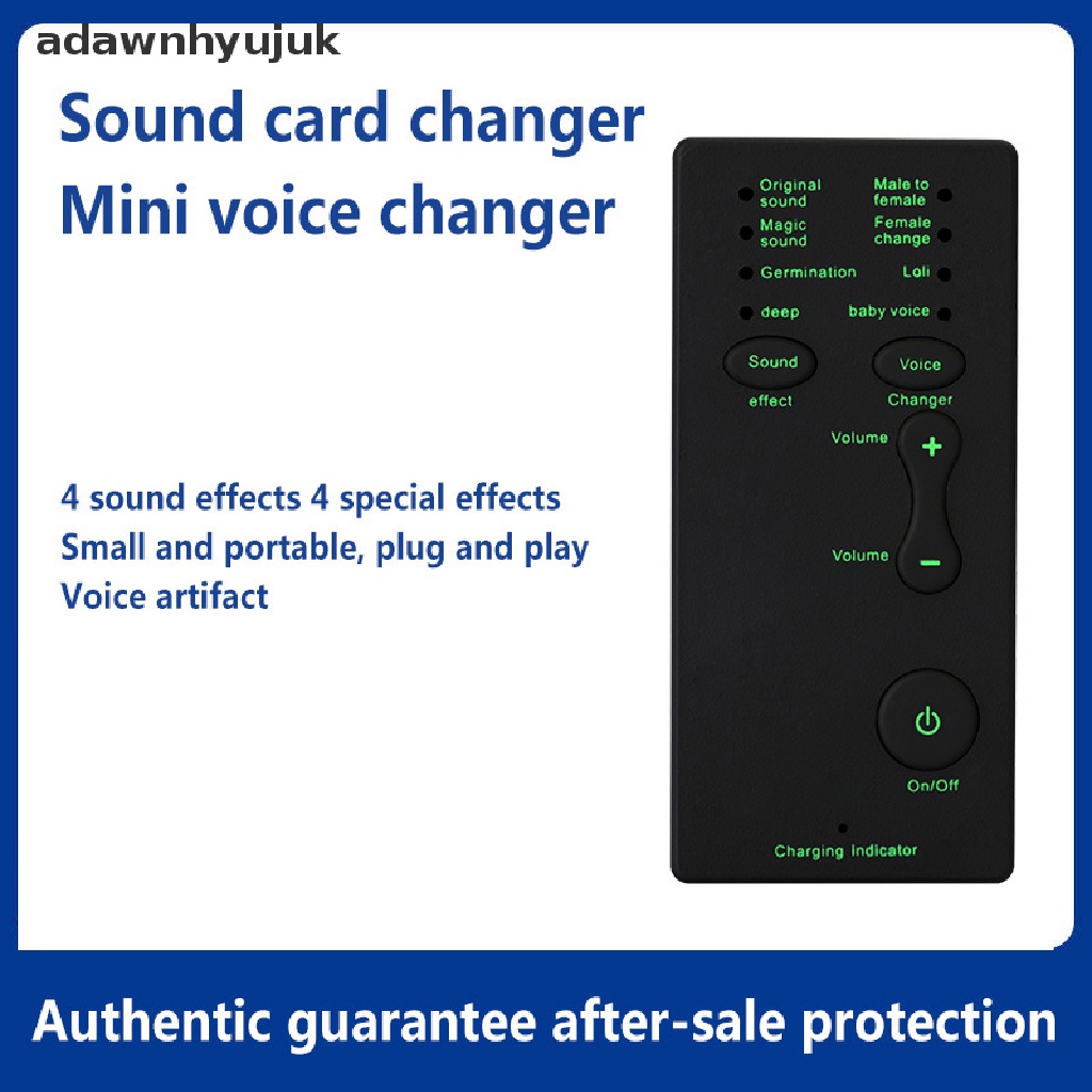 Thiết Bị Thay Đổi Giọng Nói Adwnhyujuk 7 Âm Thanh Khác Nhau Cho Máy Tính / Laptop / Máy Tính Bảng