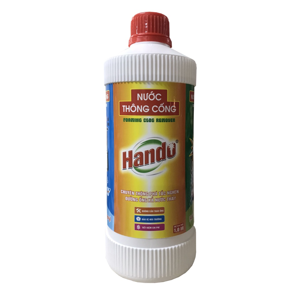 Nuớc thông cống cực mạnh Hando 1L Nội Địa