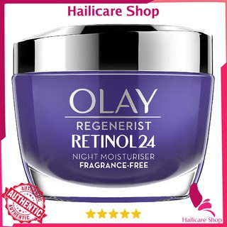 [Nhập Mỹ] Kem Dưỡng Olay Regenerist Retinol24 Night Face Cream Moisturiser With Retinol and Vitamin B3 50 ml, Fragrance