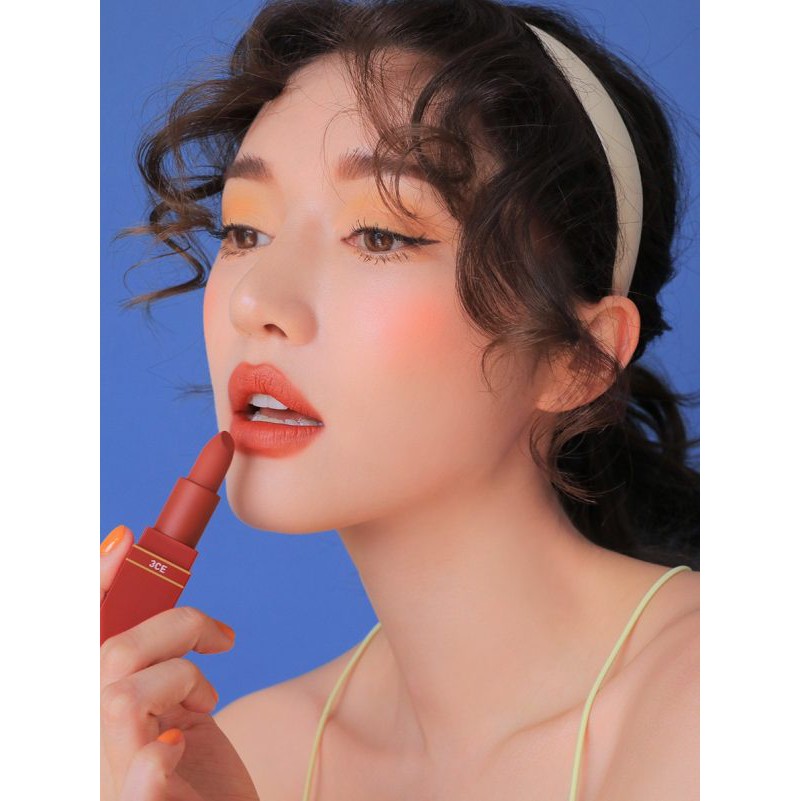 [Auth kèm bill]Son thỏi 3ce bản Mickey xinh xắn 3CE Lip Color Mickey Edition