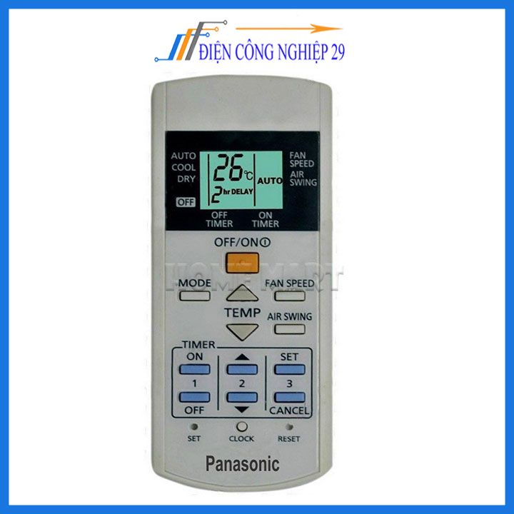 Điều Khiển Điều Hòa Panasonic Loại 15 Nút Nhấn giá rẻ nhất chất lượng