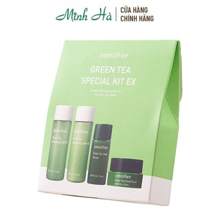 Set dưỡng da Innisfree Green Tea Special Kit EX chiết xuất trà xanh dành cho da nhờn mụn