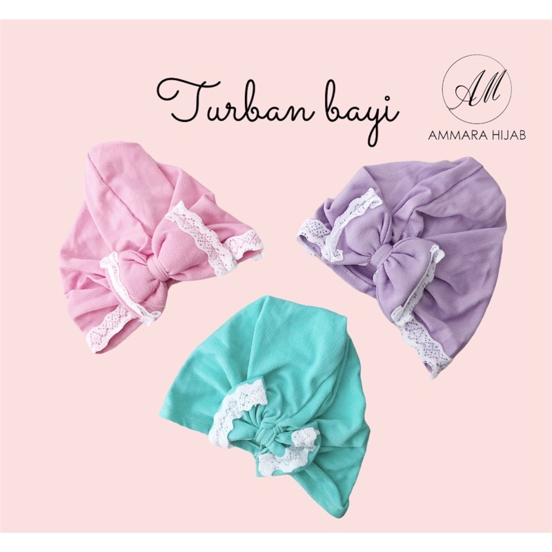 Khăn Turban Trùm Đầu Kiểu Turban Dễ Thương Cho Bé