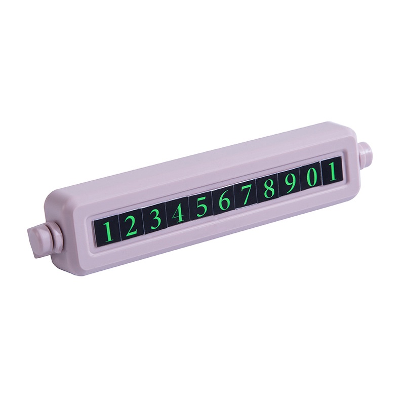 Bảng Ghi Số Điện Thoại Đỗ Xe Tạm Thời Hình Tai Hoạt Hình Dễ Thương