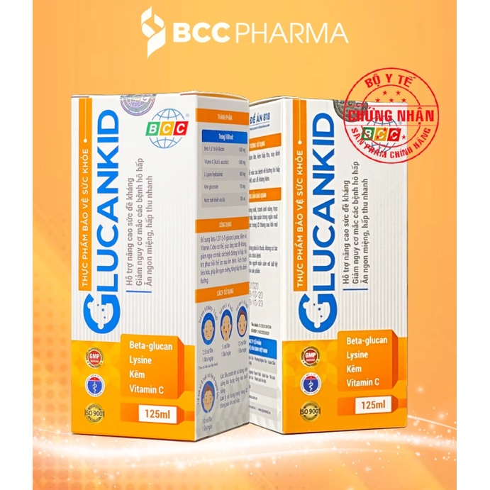Glucankid 100ml – Tăng cường sức đề kháng, hỗ trợ nâng cao hệ miễn dịch cho bé