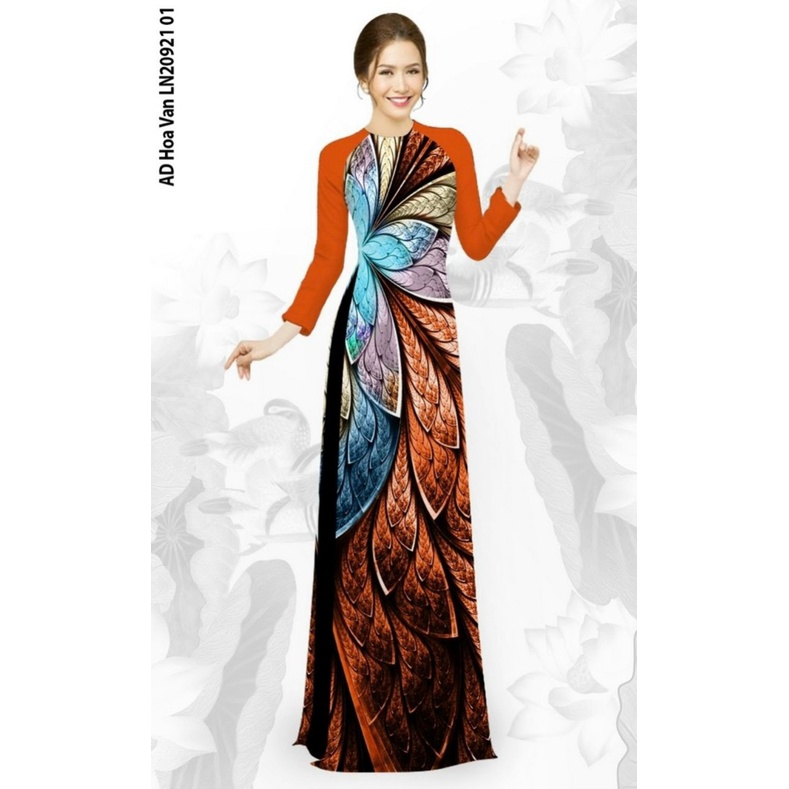 ÁO HOA HỌA TIẾT LẬP THỂ LẠ Y HÌNH