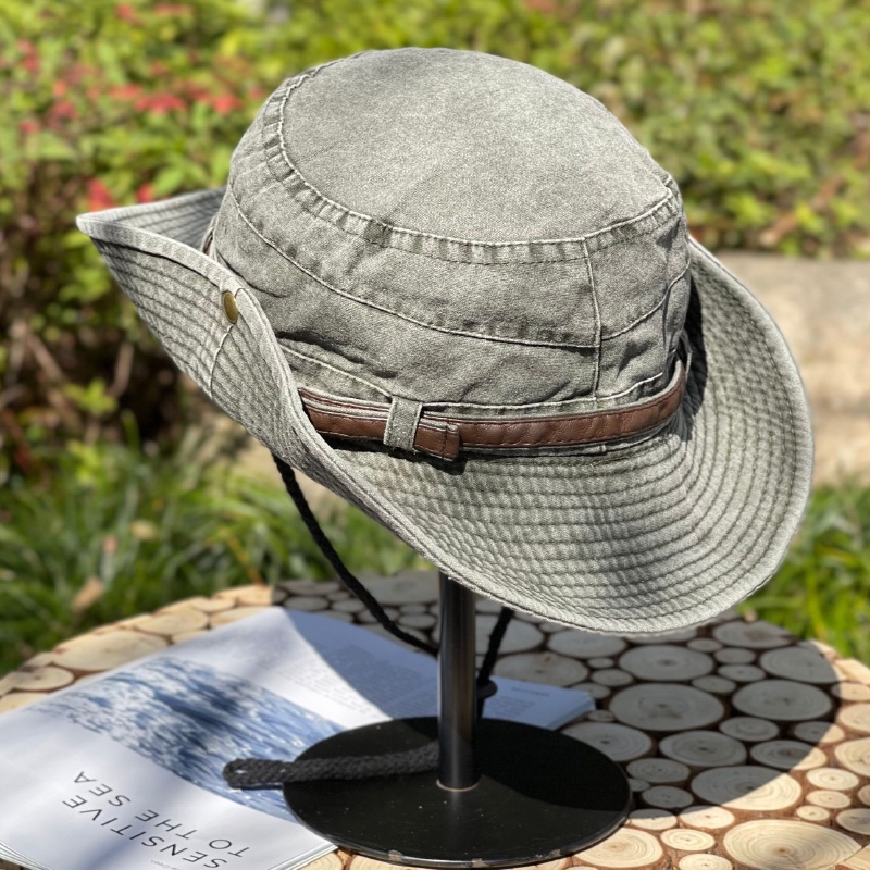 Mũ Cao Bồi Chống Tia Uv Thời Trang Mùa Hè Cho Nam Và Nữ