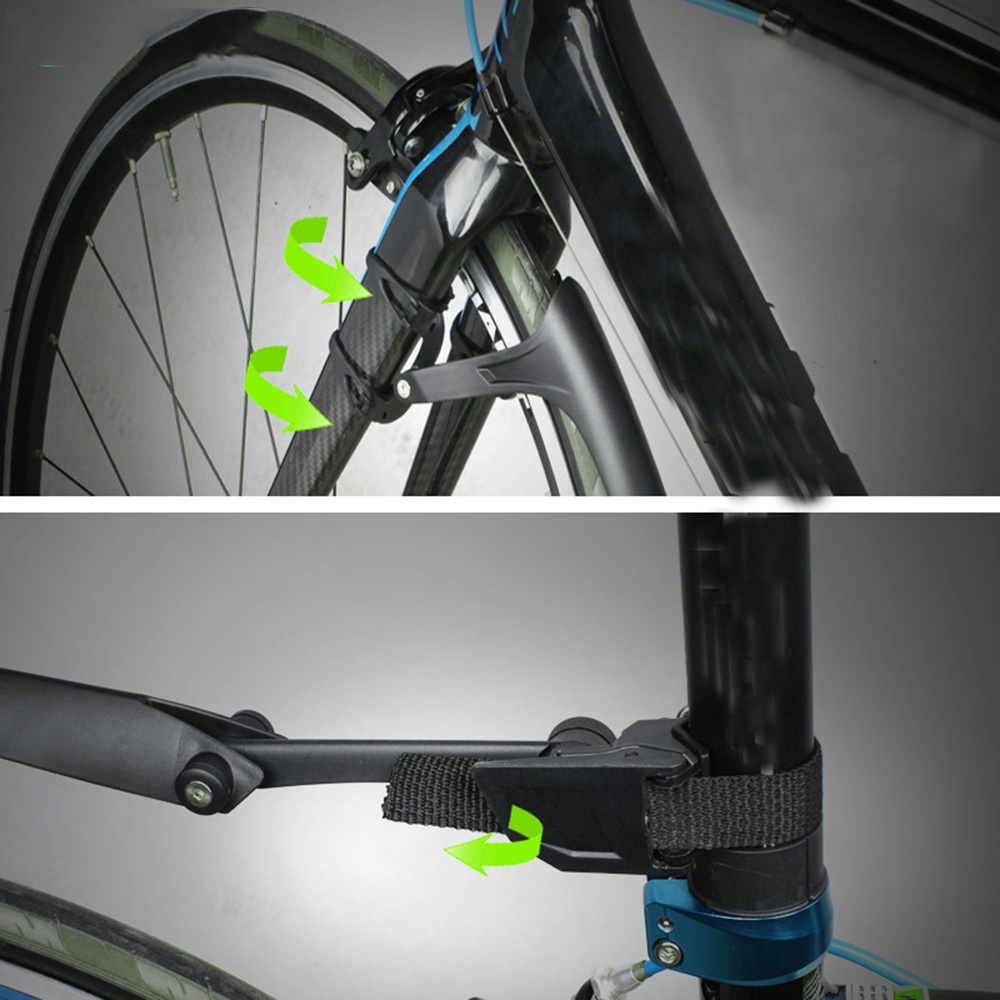 FENDER Dè Chắn Bùn Trước Sau Bằng Abs Nhiều Màu Siêu Bền Tháo Gỡ Nhanh Cho Xe Đạp Leo Núi Mtb Rl-770