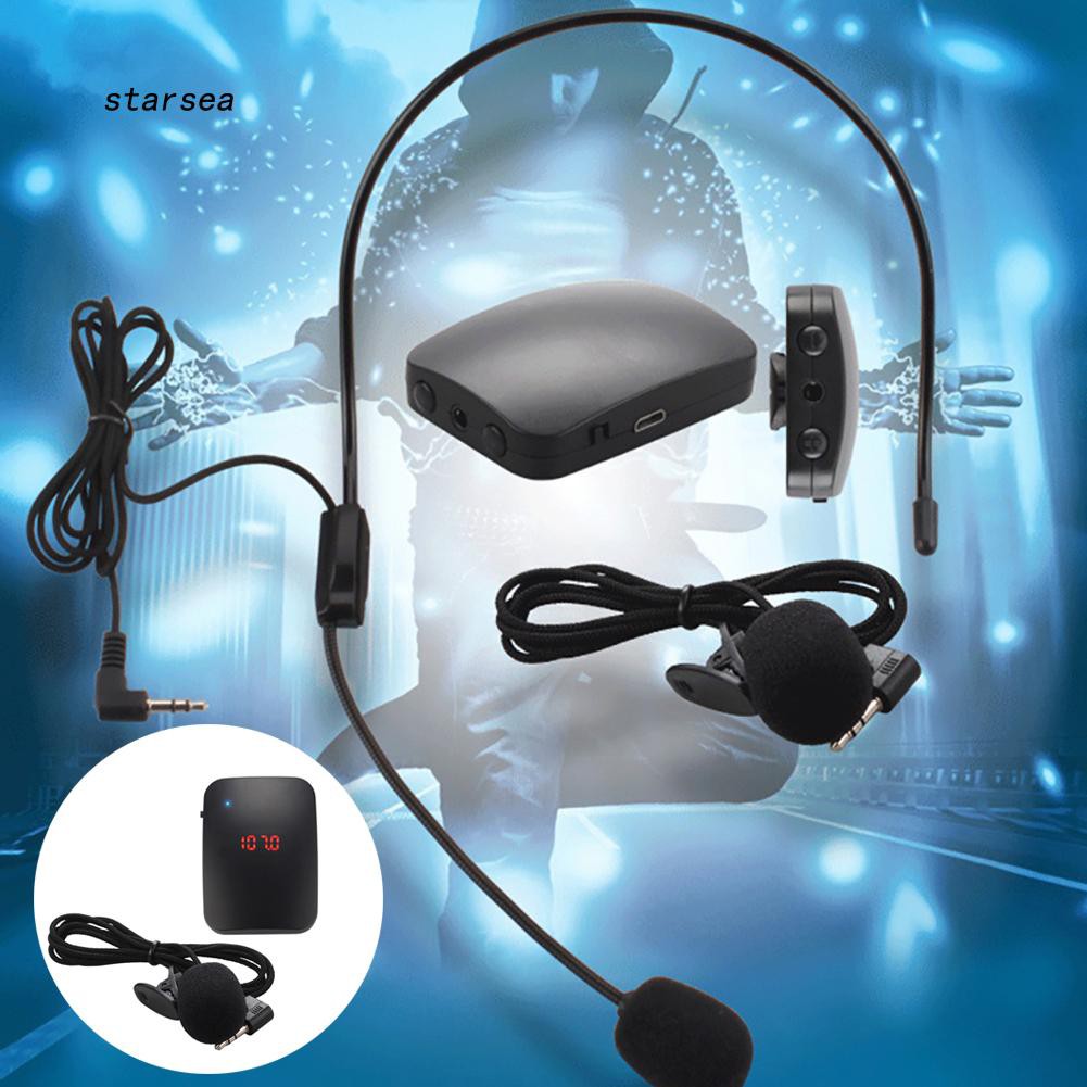 Bộ Micro Truyền Tín Hiệu FM Không Dây Có Kẹp Gắn Cổ Áo Tiện Dụng