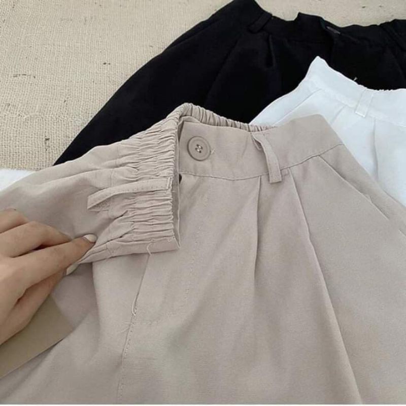 Quần Short Nữ Freesize, Quần Đùi Lưng Thun Chất Vải Tuyết Mưa Năng Động, Trẻ Trung M0199