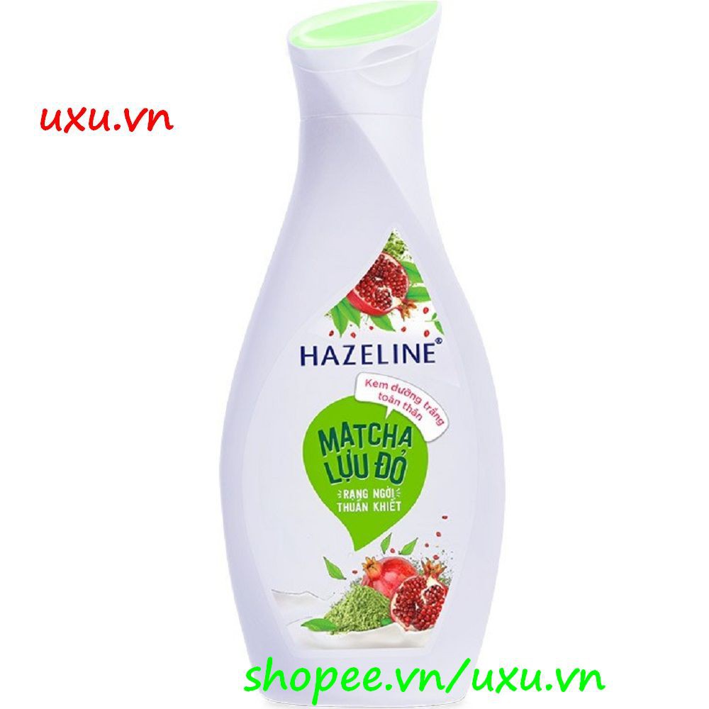 Sữa Dưỡng Thể 230Ml Hazeline Dưỡng Trắng Da Matcha Lựu Đỏ, Với uxu.vn Tất Cả Là Chính Hãng.