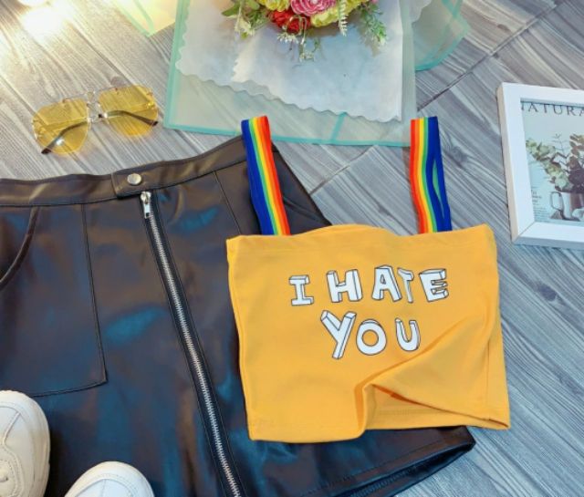 Áo croptop bảng bự dây 7 màu siêu hót mùa hè.