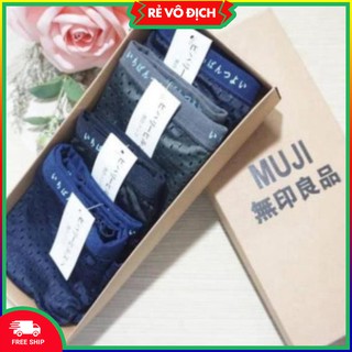 Quần lót nam ❤ quần sịp nam Muji nhật lưới thông hơi thoáng khí kháng khuẩn ❤ Quần lót Nam Thông hơi - MJ01