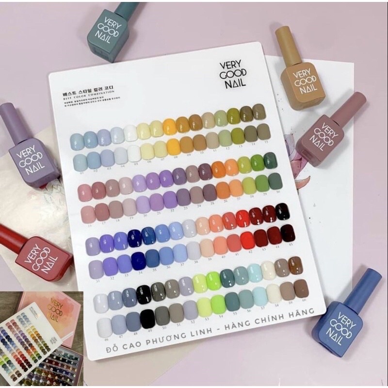 Set sơn gel VERY GOOD 60 màu siêu phẩm
