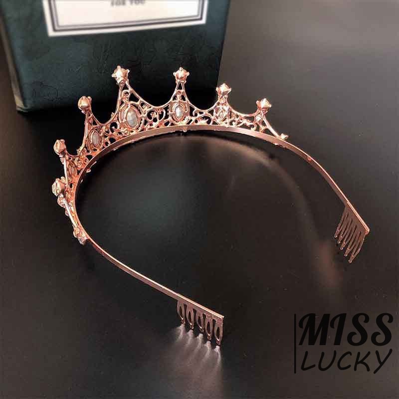 ❤HHN-VN New The Europe and The United States Beam Bridal Wedding Hair Accessories Luxurious Shiny Rh