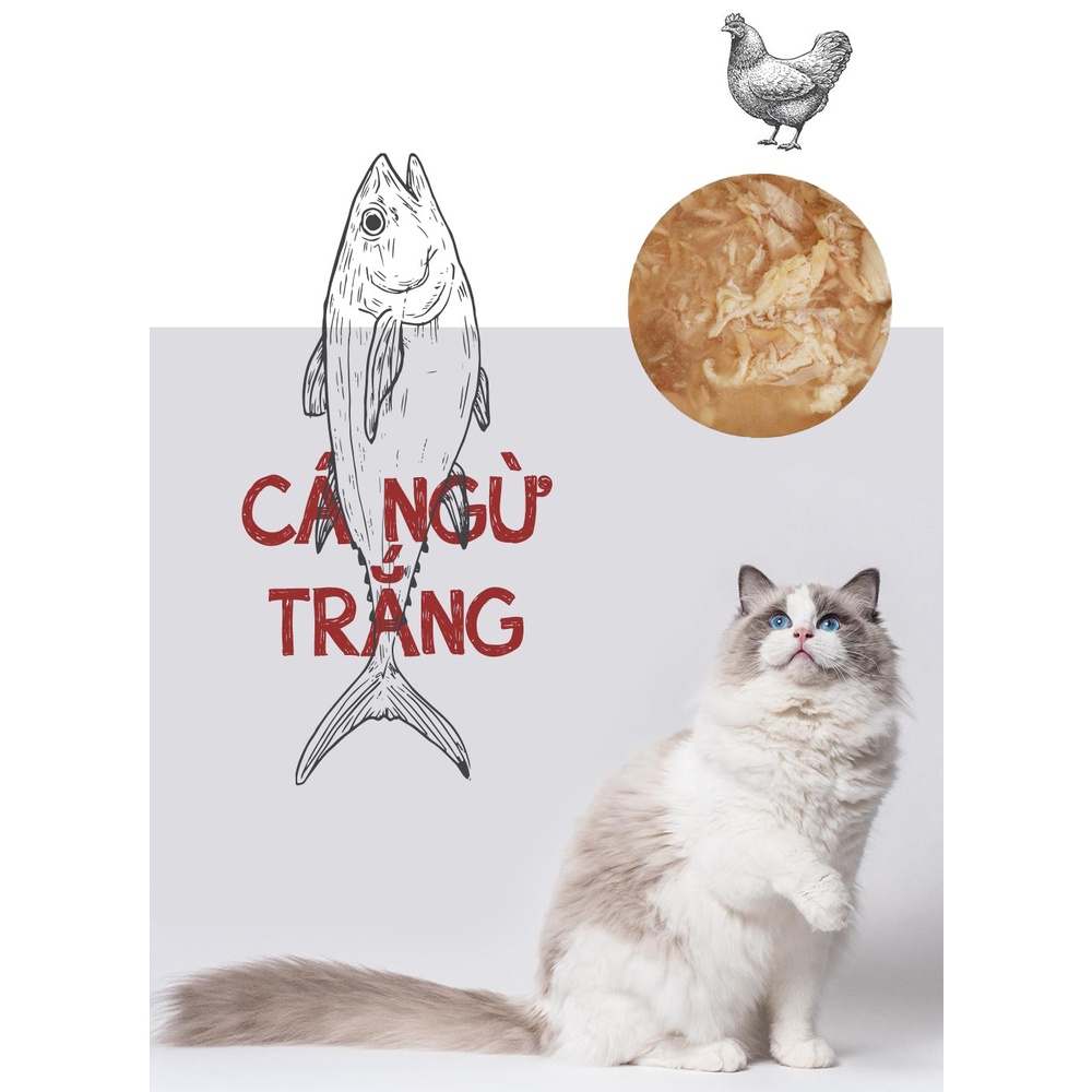 [PATE CHO MÈO] Thịt hộp Meowow nhập khẩu Hàn Quốc cho chó mèo 80gr - Pate cho mèo - Ăn vặt cho mèo