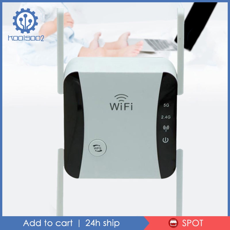 1200Mbps WiFi Extender Repeater 5G 2.4G Dual Band for Home | WebRaoVat - webraovat.net.vn