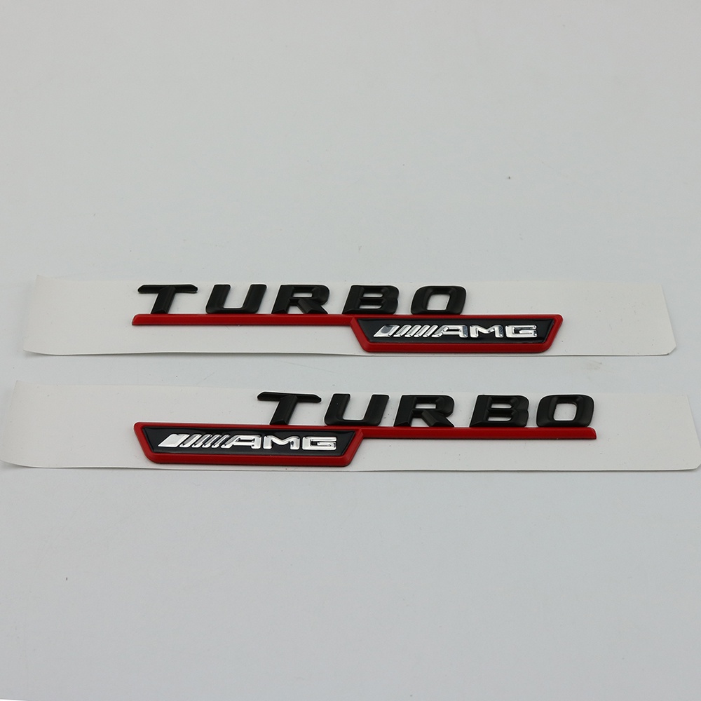 Sticker logo Dán Trang Trí Thân Xe Hơi benz amg turbo 4matic Bit turbo 4matic + fender