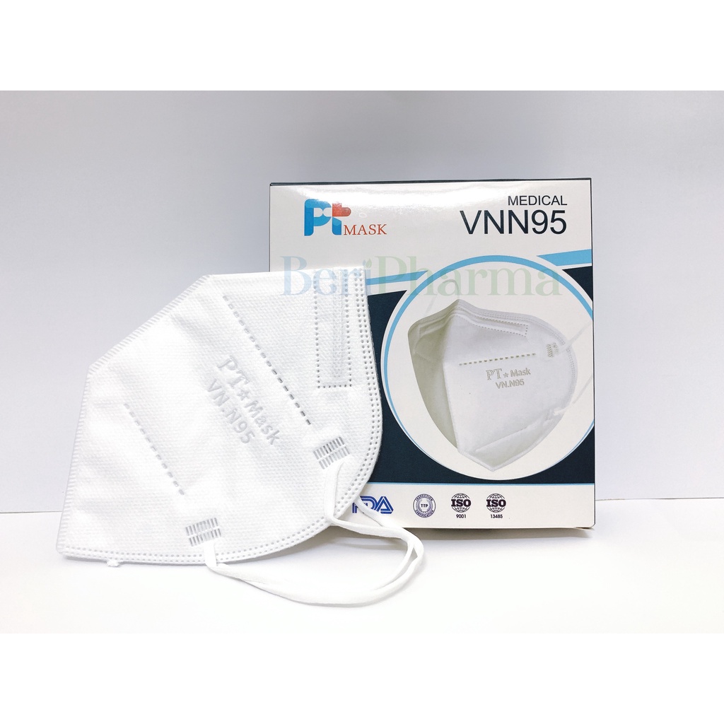 PT Mask VNN95 Combo 1 Khẩu trang Không Van Thở 4 Lớp