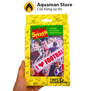 Set 100 Sticker hình dán bóng đá | hàng thương hiệu