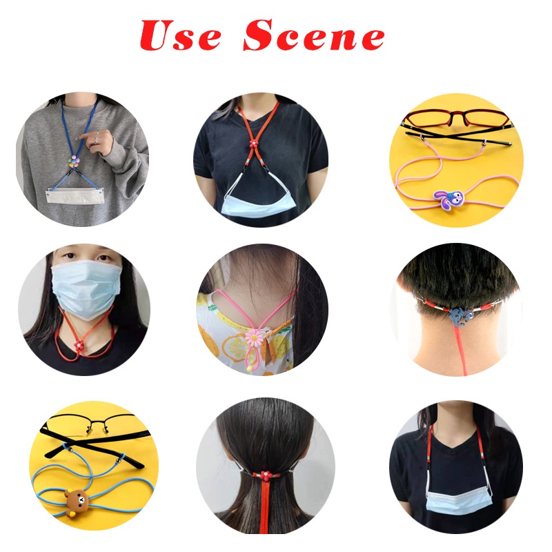 Dây Đeo Giữ Mắt Kính Chống Trượt Màu Hồng Dành Cho Trẻ Em