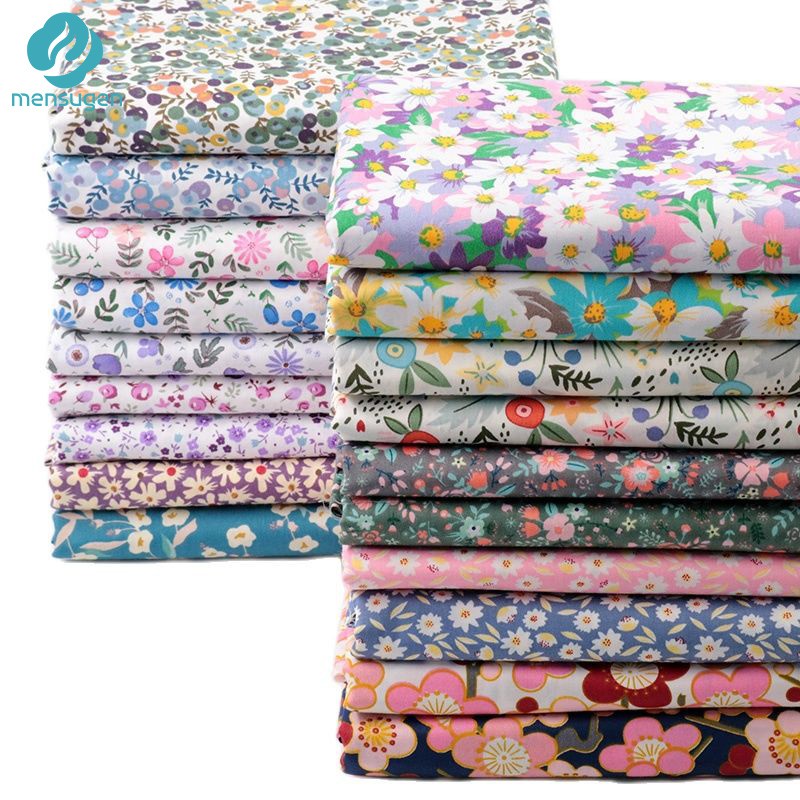 Vải Cotton 63"/Lược Vải Chéo 63" / 100% Cotton In Hoa