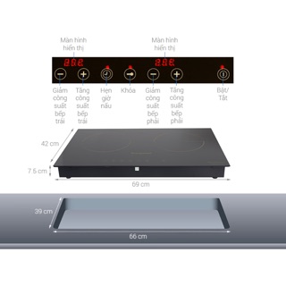 Bếp từ hồng ngoại kangaroo kg499n new 100%