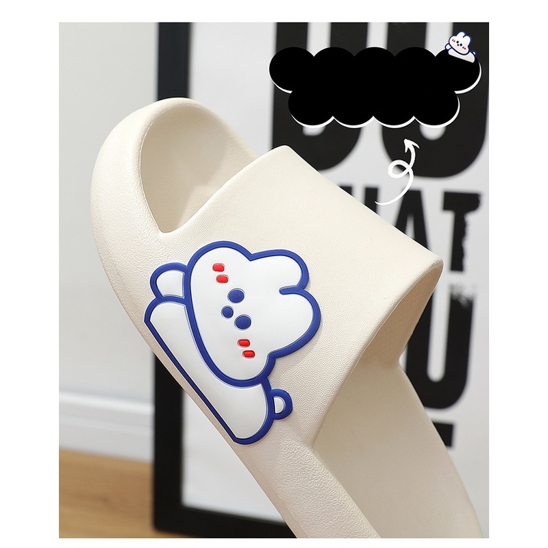 Dép Đi Trong Nhà Tắm Chống Trượt Kiểu Dáng Hoạt Hình Dễ Thương Cho Cặp Đôi