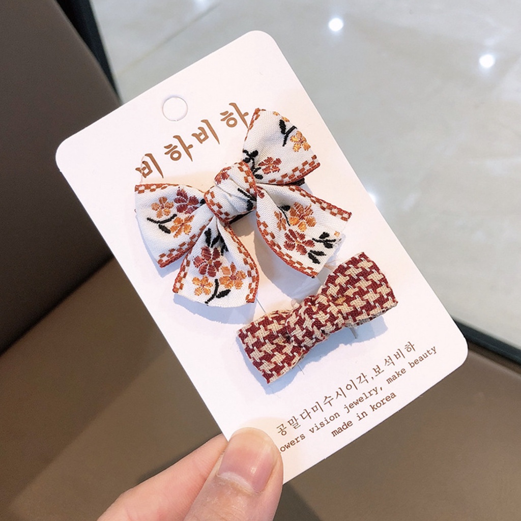Set kẹp tóc xinh xắn phong cách Hàn Quốc cho bé