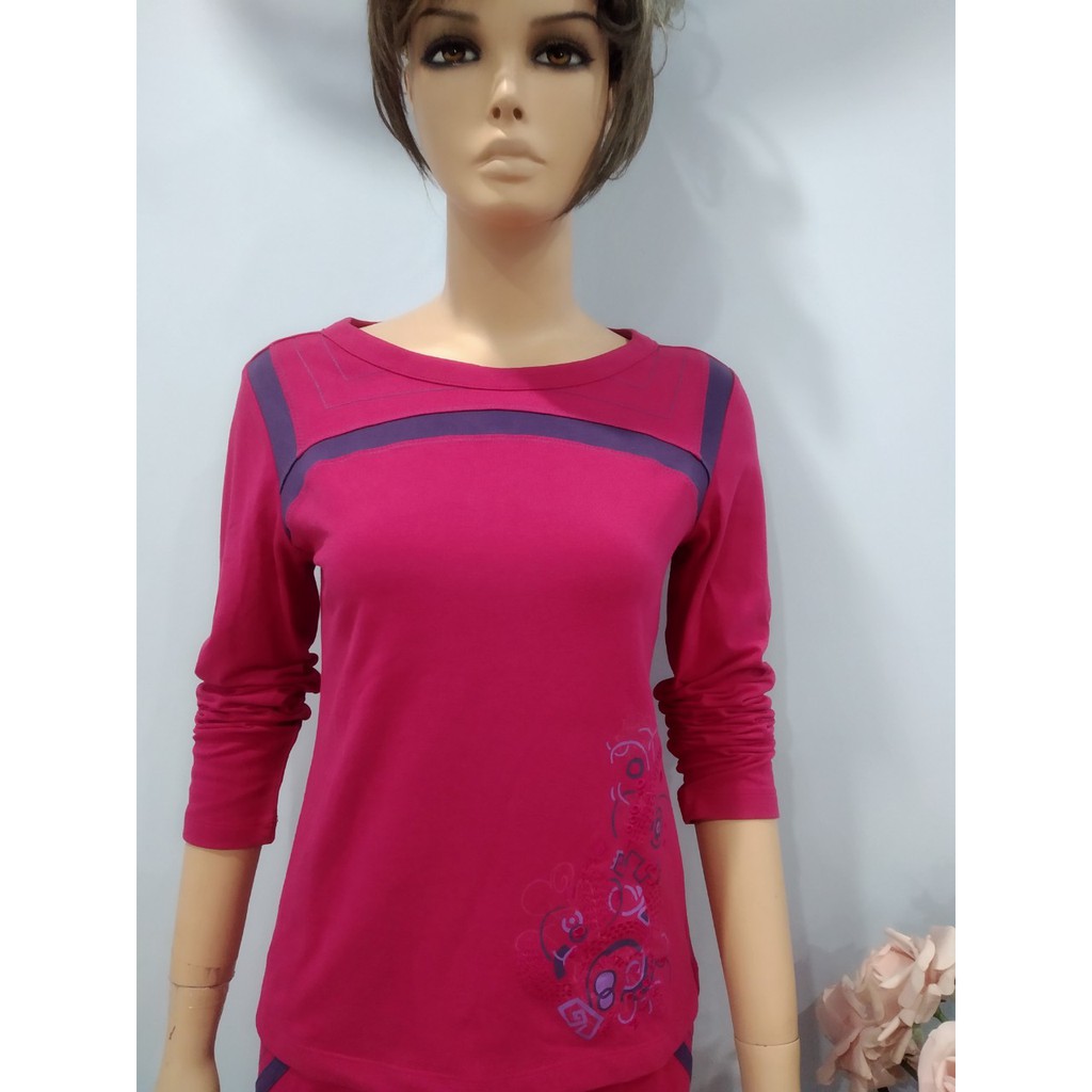 Bộ Cotton Winny cao cấp áo dài, quần dài AW 2444 | BigBuy360 - bigbuy360.vn