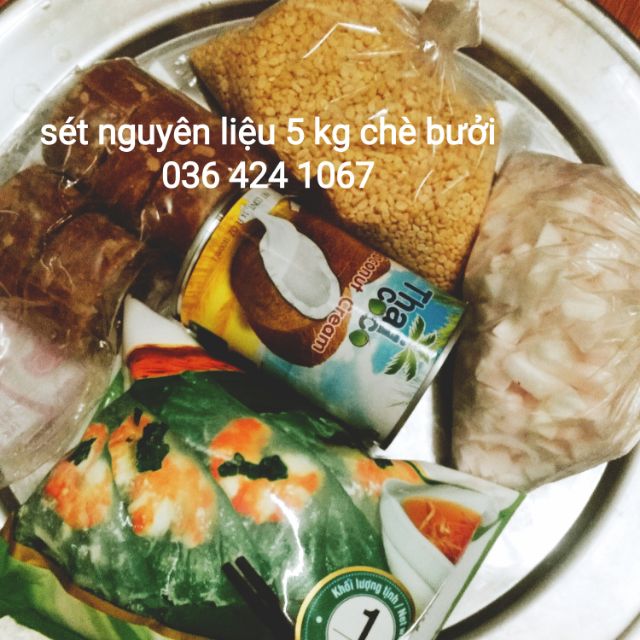 Sét nguyên liệu nấu 5 kg chè thành phẩm