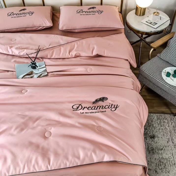 [8 Mẫu] Bộ 4 Món Chăn Ga Gối Dream City Chăn Trần Bông Cao Cấp | BigBuy360 - bigbuy360.vn