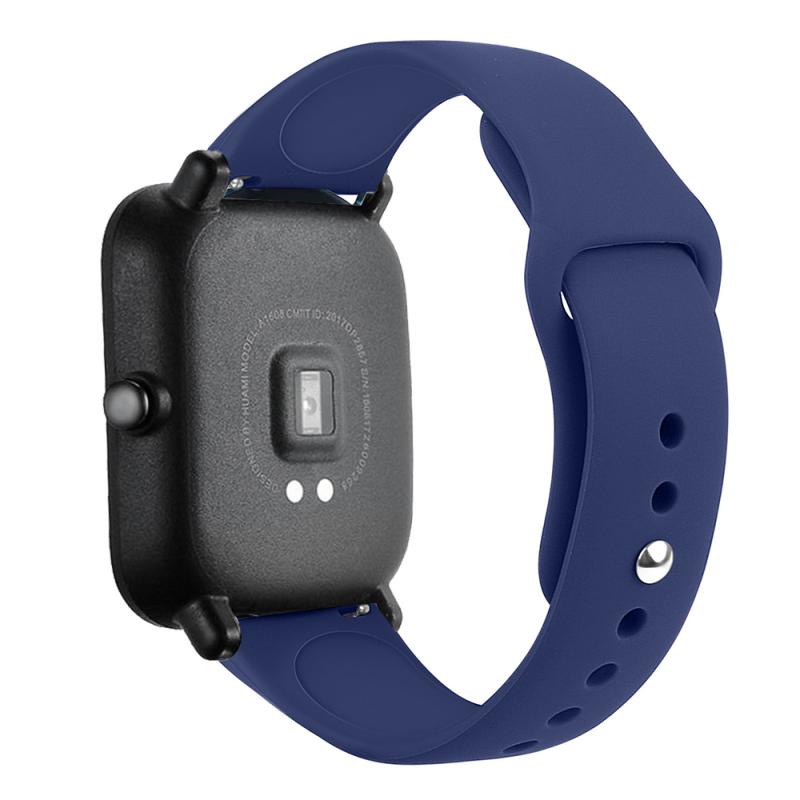 Dây Đeo Thay Thế Chất Liệu Silicone Màu Trơn Cho Amazfit GTS 4 Mini