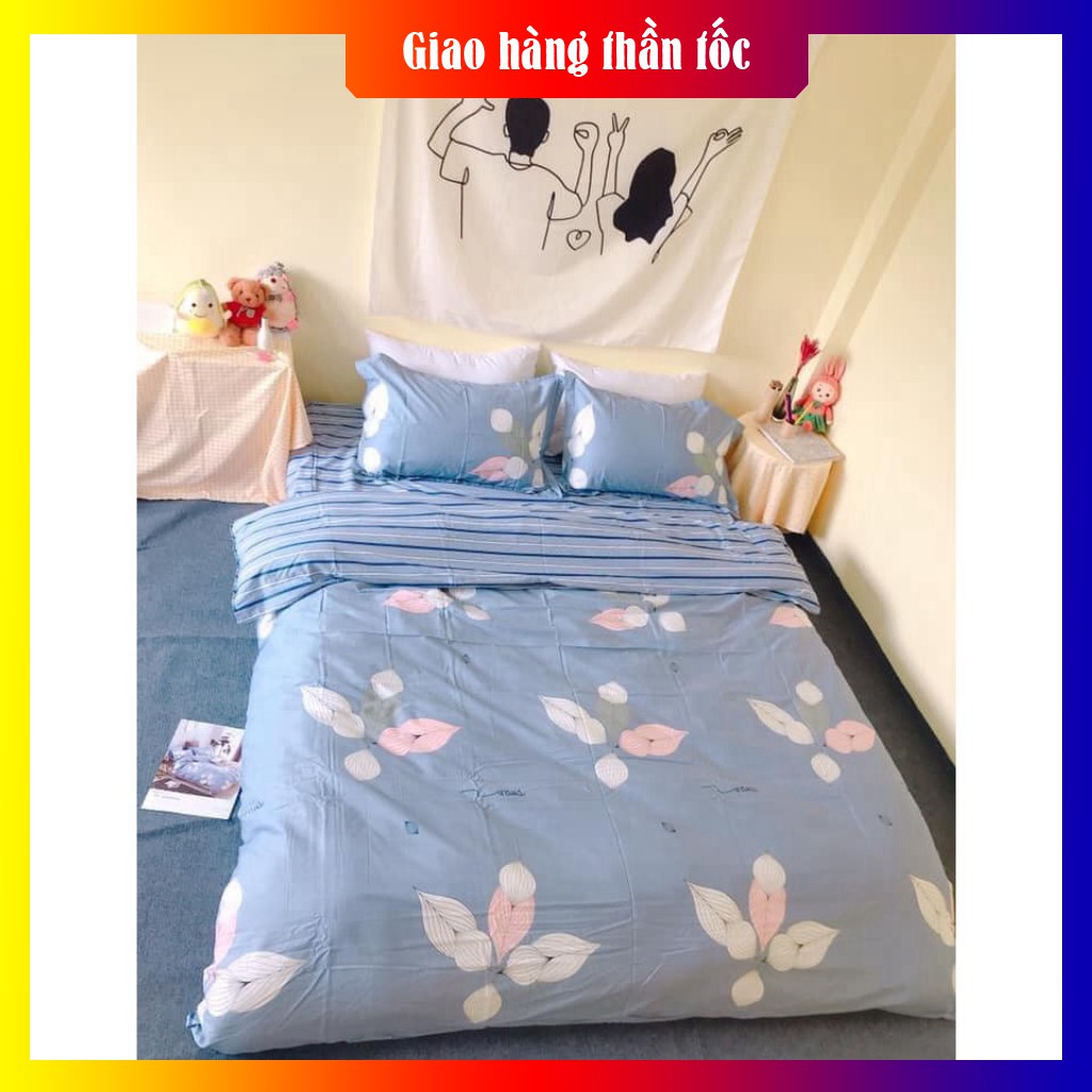 Set chăn ga gối cotton demi hoàng loại 1 ảnh tự chụp đẹp hơn ảnh web