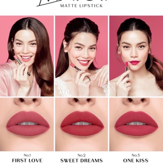 Combo son M.O.I tone hồng matte bán lẻ - sỉ