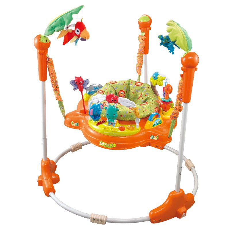 Ghế nhún nhảy tập đứng jumperoo có đèn nhạc và thanh đồ chơi trẻ em Konig Kids KK63569