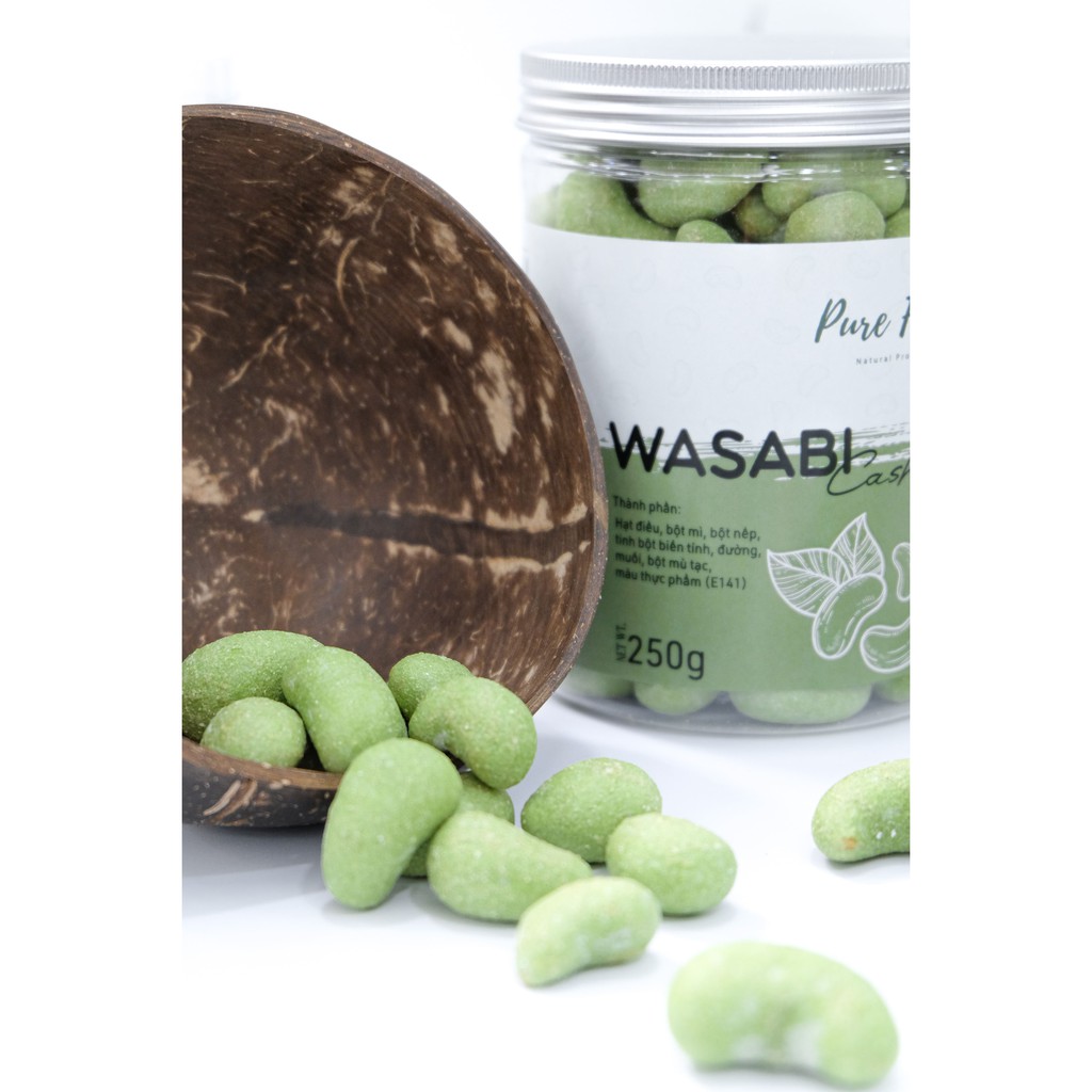 HẠT ĐIỀU WASABI 250GR