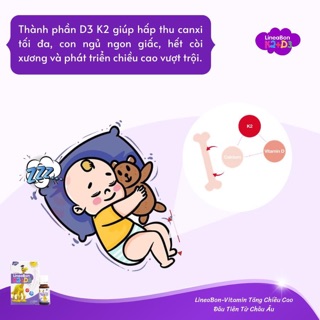 Lineabon K2D3/tăng chiều cao cho bé