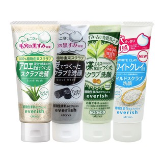 Sữa rửa mặt tẩy da chết Utena Everish 135g Nhật Bản