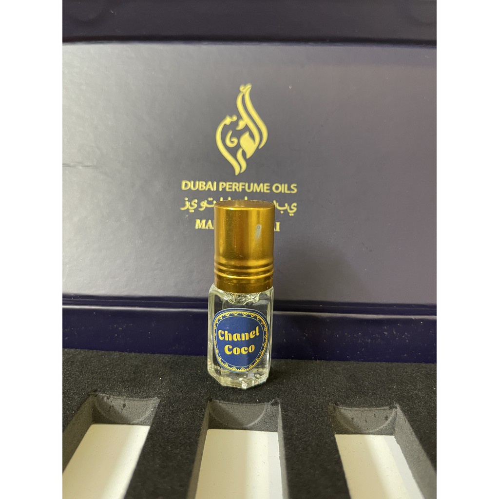 Tinh Dầu Nước Hoa Dubai Chính Hãng Dạng Lăn 3ml-15ml Đubai Nam, Nữ