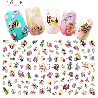 Sticker dán móng họa tiết trái cây