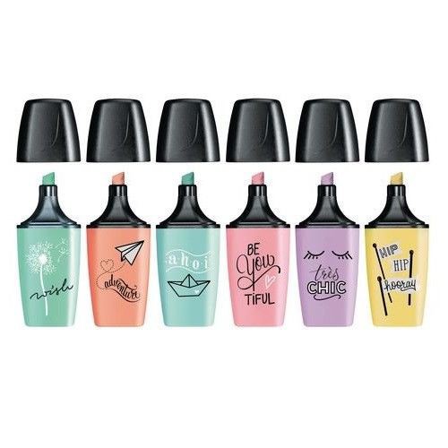 Bút đánh dấu highlight Stabilo Boss Mini pastel 6 màu [SALE SẬP SÀN]