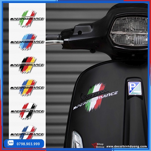 Tem Dán Xe Performance  Cao Cấp Chống Nước, Bền Màu Dán Được Mọi Dòng Xe