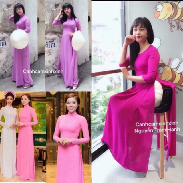 Áo dài 4 tà , đủ sz , ảnh shop tự chụp