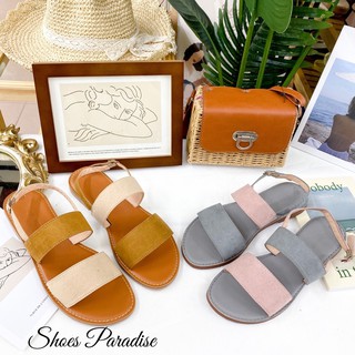 Sandal 2 Ngang Phối Màu-Shoes Paradise