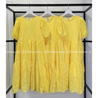 Váy babydoll thô boy tầng