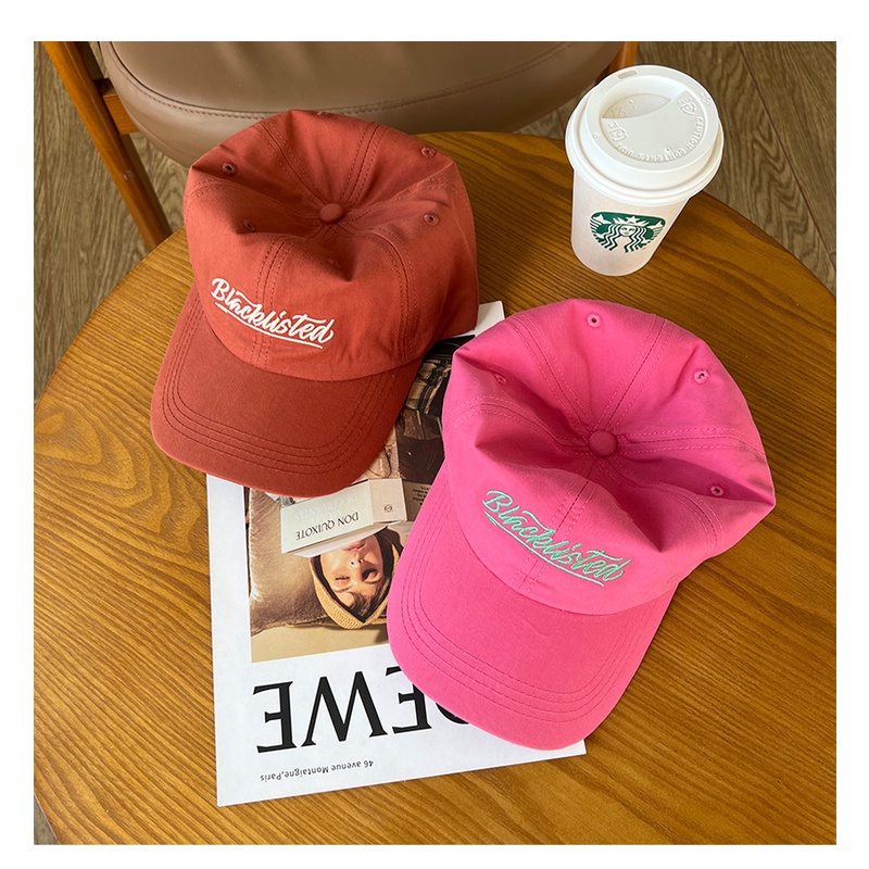 Nón Lưỡi Trai Mềm Thêu Chữ Tiếng Anh Cá Tính Thời Trang Hàn Quốc Cho Nam Nữ