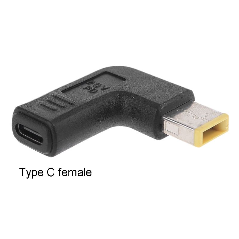Bộ Chuyển Đổi Phích Cắm Type-C Sang Đầu Cắm Vuông Dành Cho Lenovo Thinkpad Laptop